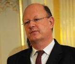 Rémy Pflimlin au ministère de la Culture, à Paris, le 14 décembre 2011.