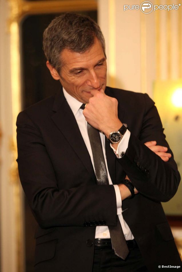 Nagui au ministère de la Culture, à Paris, le 14 décembre 2011.