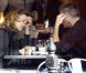 Jessica Lange et Sam Shepard, déjeunant à New York en novembre 2004