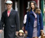 Matthew McConaughey et Camila Alves : promenade à New York en mars 2010 avec leur adorable petit Levi
