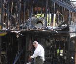 La maison brûlée de l\'ex de 50 Cent en 2008, en périphérie de New York