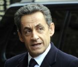 Nicolas Sarkozy à Prague, le 23 décembre 2011.<br />