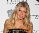 Fergie, scintillante dans une robe haute couture au 1 Oak de Las Vegas. Le 31 décembre 2011.