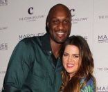 Khloe Kardashian et Lamar Ondom à Las Vegas, le 23 octobre 2011. 