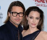 Brad Pitt et Angelina Jolie à Los Angeles, le 8 décembre 2011.