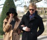 Eva Mendes et Ryan Gosling à Paris, le 26 novembre 2011. 