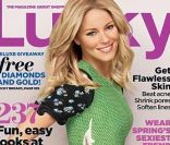 Elizabeth Banks en couverture du magazine Lucky - février 2012 
