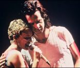 Kylie Minogue et Nick Cave en concert en Australie en 1996.