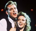 Kylie Minogue et Jason Donovan, en avril 1988. 