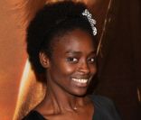 Aïssa Maïga lors de l'avant-première du film Cheval de Guerre à la Cinémathèque à Paris le 9 janvier 2012