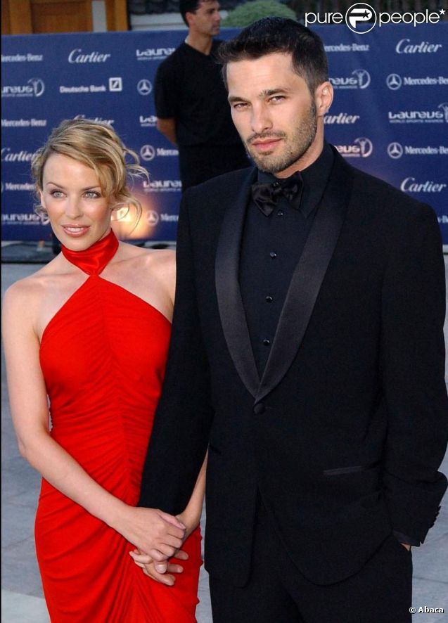 Olivier Martinez et Kylie Minogue en 2003