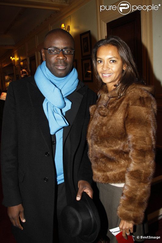 Karine Le Marchand et Lilian Thuram en décembre 2011 à Paris