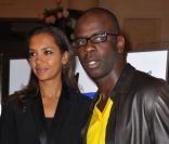 Karine Le Marchand ey Lilian Thuram en avril 2010 à Paris