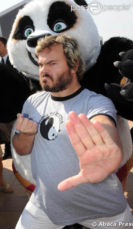 Jack Black presente Kung Fu Panda au festival de Cannes 2008