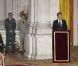 Le président de la République française Nicolas Sarkozy a été décoré de l'ordre de la Toison d'Or par le roi Juan Carlos Ier d'Espagne, lundi 16 janvier 2011, à Madrid. La reine Sofia, le prince Felipe et la princesse Letizia assistaient à la cérémonie.