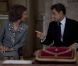 Le président de la République française Nicolas Sarkozy a été décoré de l'ordre de la Toison d'Or par le roi Juan Carlos Ier d'Espagne, lundi 16 janvier 2011, à Madrid. La reine Sofia, le prince Felipe et la princesse Letizia assistaient à la cérémonie.