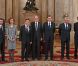 Le président de la République française Nicolas Sarkozy a été décoré de l'ordre de la Toison d'Or par le roi Juan Carlos Ier d'Espagne, lundi 16 janvier 2011, à Madrid. La reine Sofia, le prince Felipe et la princesse Letizia assistaient à la cérémonie.