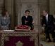 Le président de la République française Nicolas Sarkozy a été décoré de l'ordre de la Toison d'Or par le roi Juan Carlos Ier d'Espagne, lundi 16 janvier 2011, à Madrid. La reine Sofia, le prince Felipe et la princesse Letizia assistaient à la cérémonie.