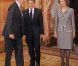 Le président de la République française Nicolas Sarkozy a été décoré de l'ordre de la Toison d'Or par le roi Juan Carlos Ier d'Espagne, lundi 16 janvier 2011, à Madrid. La reine Sofia, le prince Felipe et la princesse Letizia assistaient à la cérémonie.