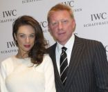 Boris Becker et Lilly Kerssenberg le 17 janvier 2012 à Genève lors du Gala IWC Top Gun