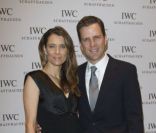 Oliver Bierhoff et sa compagne Klara Szalantzy le 17 janvier 2012 à Genève lors du Gala IWC Top Gun