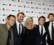 Kevin Bishop, Tim Draxl, Olivia Newton-John, Xavier Samuel et Kris Marshall à la première de My Best Men à Sydney le 14 janvier 2012