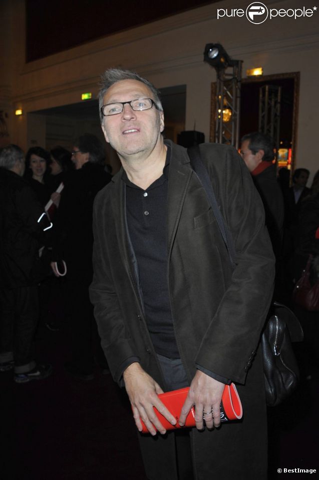 Laurent Ruquier lors de la présentation de la deuxième partie de la saison théâtrale 2011-2012 au théâtre de Paris, le 17 janvier 2012