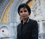 Rachida Dati en visite à Lourdes, le 2 décembre 2011.<br />