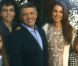Rania de Jordanie, son mari et leur quatre enfants superbes pour les voeux 2012