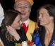 La princesse Stéphanie de Monaco et sa fille Pauline Ducruet lors du 36e Festival International du cirque de Monte-Carlo à Monaco le 20 janvier 2012