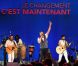 Yannick Noah chante lors du rassemblement de François Hollande au Bourget, le 22 janvier 2012.