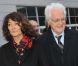 Sylviane Agacinski et Lionel Jospin lors du rassemblement de François Hollande au Bourget, le 22 janvier 2012.