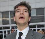 Arnaud Montebourg lors du rassemblement de François Hollande au Bourget, le 22 janvier 2012.