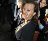 Valérie Trierweiler lors du rassemblement de François Hollande au Bourget, le 22 janvier 2012.