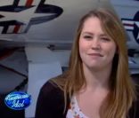Jane Carrey dans  American Idol . Casting diffusé le 22 janvier 2012 sur la Fox.