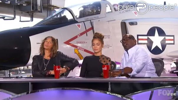 Le jury d' American Idol  : Steven Tyler, Jennifer Tyler et Randy Jackson. Casting diffusé le 22 janvier 2012 sur la Fox.