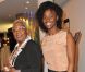 Firmine Richard et Aïssa Maïga lors de la projection privée du téléfilm Toussaint Louverture, à Paris, le 18 janvier 2012