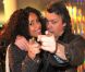 Sonia Rolland et Eric Viellard lors de la projection privée du téléfilm Toussaint Louverture, à Paris, le 18 janvier 2012
