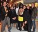 Photo de groupe lors de la projection privée du téléfilm Toussaint Louverture, à Paris, le 18 janvier 2012