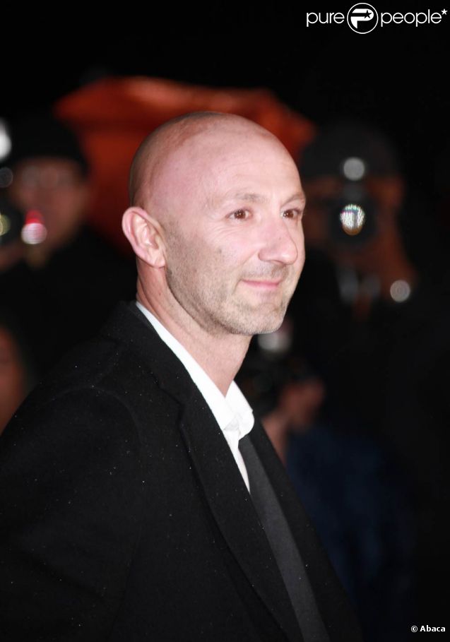 Fabien Barthez sur le tapis rouge des 13e NRJ Music Awards, le 28 janvier 2012, à Cannes.