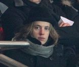 Pierre Sarkozy le 4 février 2012 au Parc des Princes à Paris lors du match entre le PSG et l'Evian TG (3-1)