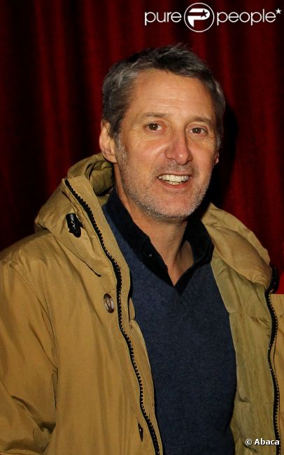 Antoine de Caunes lors de la soirée d'ouverture du Festival de Luchon, à Luchon, le 8 février 2012