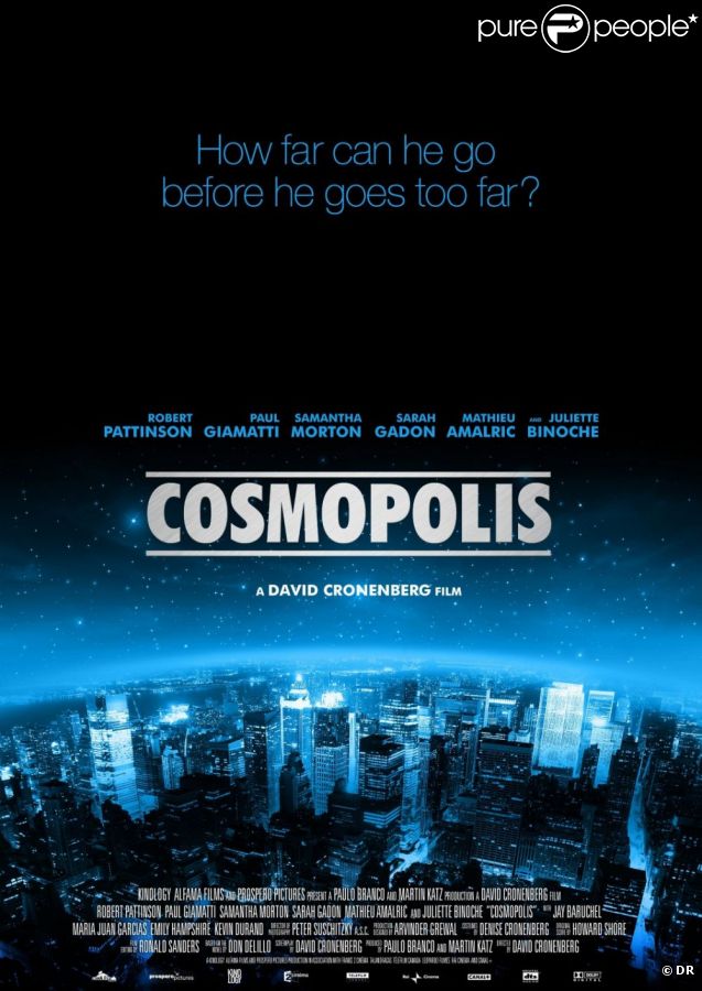 L'affiche de Cosmopolis.