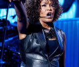 Whitney Houston sur scène à Berlin en mai 2010 