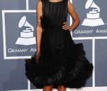 Corinne Bailey Rae sur le tapis rouge de la 54e soirée des Grammy Awards, le 12 février 2012 au Staples Center de Los Angeles.