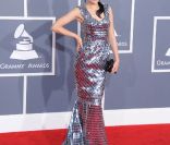Jessie J sur le tapis rouge de la 54e soirée des Grammy Awards, le 12 février 2012 au Staples Center de Los Angeles.