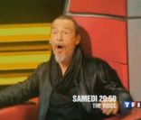 Florent Pagny, émerveillé, dans la bande-annonce de The Voice, le 25 février 2012 sur TF1