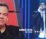 Garou dans la bande-annonce de The Voice, le 25 février 2012 sur TF1