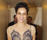 Farida Khelfa pour le spectacle <em>Diva Latina</em>, au Théâtre du Châtelet, à Paris, le 27 janvier 2012.