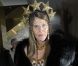 Anna Dello Russo scintillait lors de l'after-party Dolce &amp; Gabbana à Milan, le 26 février 2012.